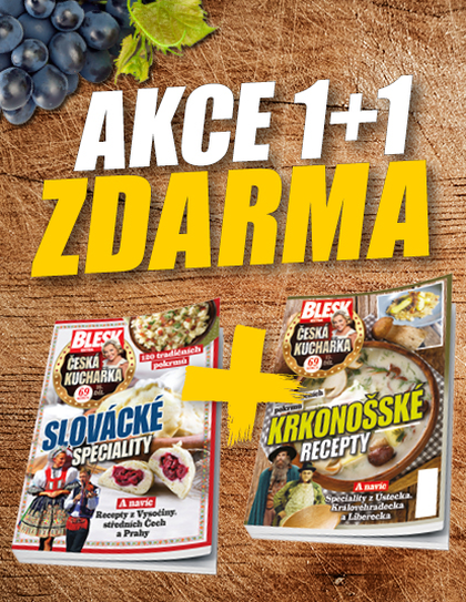 Kniha Balíček kuchařek Slovácké speciality a Krkonošské recepty