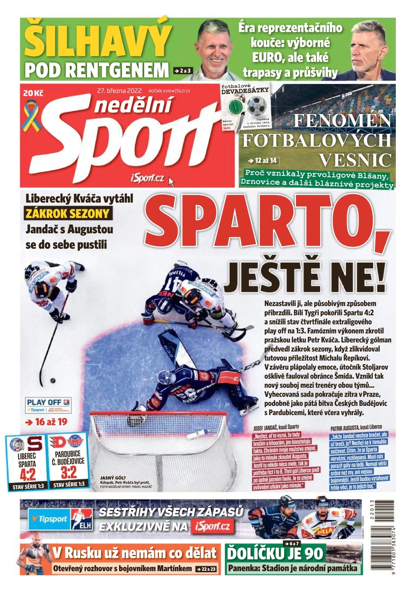 E-magazín nedělní Sport - 13/2022 - CZECH NEWS CENTER a. s.