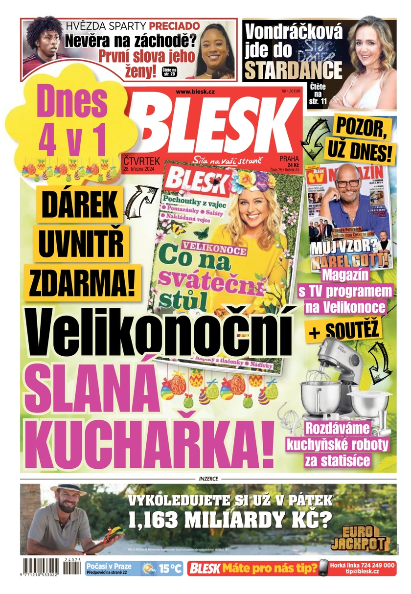 E-magazín BLESK - 28.3.2024 - CZECH NEWS CENTER a. s.