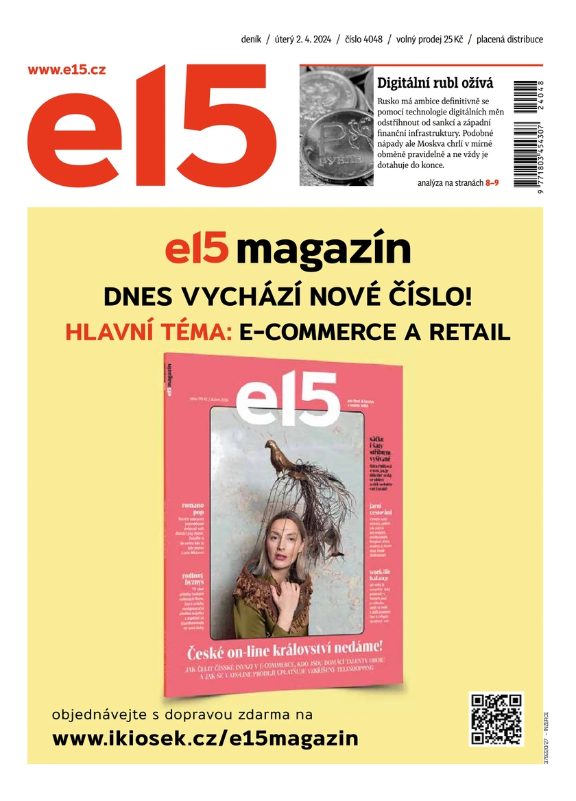 E-magazín e15 - 2.4.2024 - CZECH NEWS CENTER a. s.