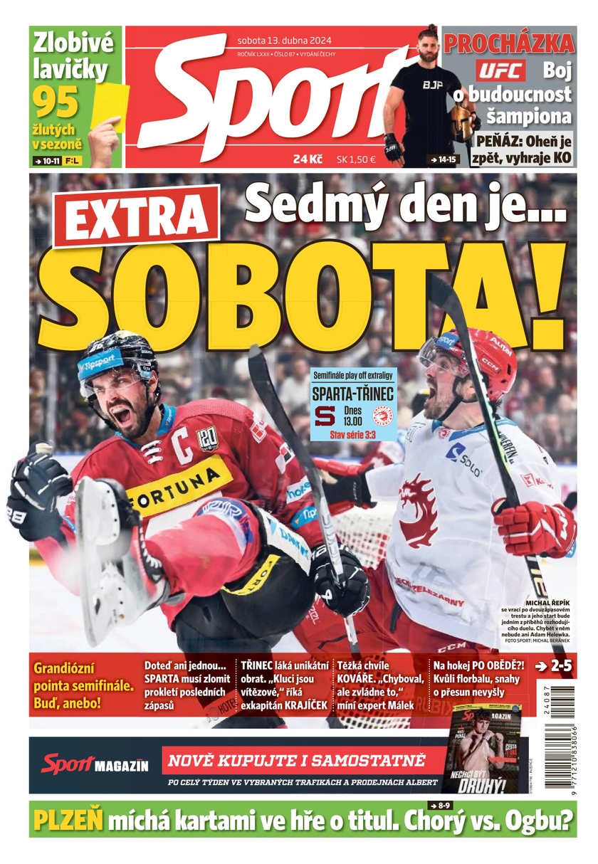E-magazín Sport - 13.4.2024 - CZECH NEWS CENTER a. s.