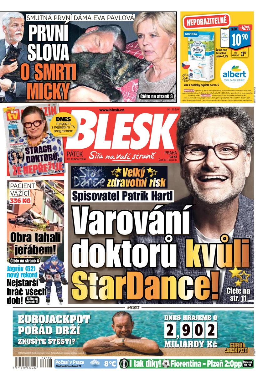E-magazín BLESK - 19.4.2024 - CZECH NEWS CENTER a. s.